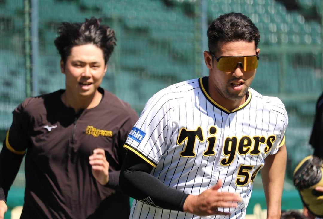 阪神タイガースさんのインスタグラム写真 - (阪神タイガースInstagram)「9月25日、甲子園球場での練習の様子です！ #髙寺望夢 選手 #植田海 選手 #中野拓夢 選手 #陽川尚将 選手 #長坂拳弥 選手 #島田海吏 選手 #小幡竜平 選手 #佐藤輝明 選手 #加治屋蓮 選手 #浜地真澄 選手 #岩貞祐太 選手 #阪神タイガース  #イチにカケル！」9月25日 14時17分 - hanshintigers_official