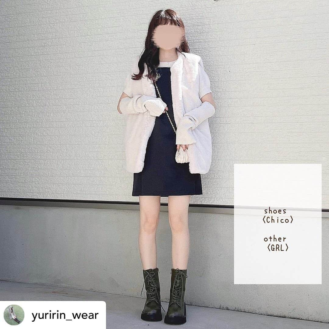 GRLさんのインスタグラム写真 - (GRLInstagram)「【👆画像をタップすると購入できるよ👆】 @yuririn_wear さん にGRL商品着用して頂いております💕 ありがとうございます✨ . @grl_official #グレイル #grl #プチプラ #ootd #fashion #プチプラコーデ #outfit #ファッション #可愛い #かわいい #コーデ #コーディネート #cute #大人カジュアル #カジュアルコーデ #GRL購入品 #グレイル購入品 #購入品 #grlコーデ #グレイルコーデ #ファーベスト #キャミワンピース #ニットトップス」9月25日 15時15分 - grl_official