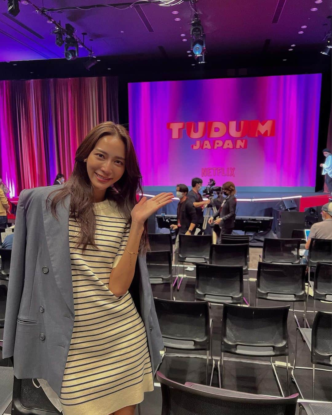 中島ケイカさんのインスタグラム写真 - (中島ケイカInstagram)「Netflix global fan event "TUDUM JAPAN" 世界中に配信されたイベント。  今後配信予定の作品や制作決定の作品など発表されたり、 出演者の登壇でリアルな現場の秘話など盛りだくさんなイベントでしたー！  @netflix 10周年おめでとうございます🎈 初期は宅配DVDサービスだったnetflixも 今や全世界の人々が自宅や端末で いつでも好きな時に見れる身近な存在。 素晴らしいコンテンツですよね💓  ※逃走中の鬼さんいて怖かったです。笑 記念に撮りましたけど、本当に追いかけられるのは苦手です。🥶  @netflixjp  #tudum #tudumjapan #Netfilx #pr」9月26日 12時38分 - kathy_tan529