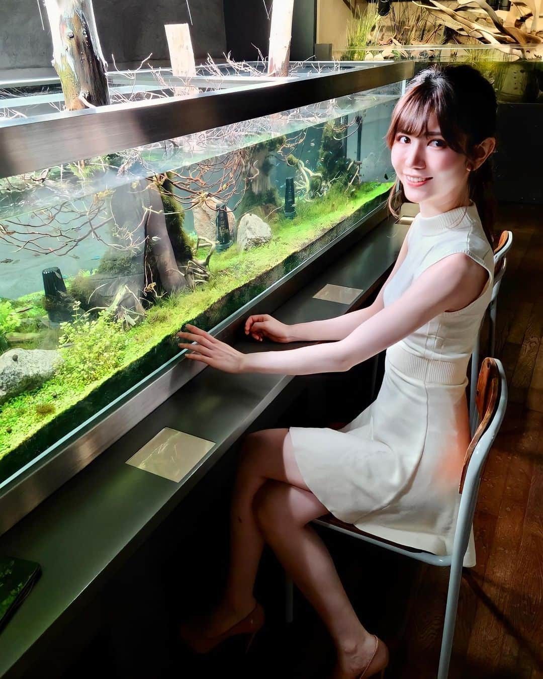 IKUMIさんのインスタグラム写真 - (IKUMIInstagram)「🧸 みなとやま水族館🐠  苔をつたって雫が落ちる音が 幻想的で落ち着く♡  ずーっといれる空間でした😙🤍  .  #みなとやま水族館 #兵庫観光 #兵庫旅行 #神戸旅行#神戸観光#神戸駅#兵庫区#神戸市中央区#水族館#水族館デート #水族館好きな人と繋がりたい #関西モデル#神戸モデル#ダーリッチ#darich#美脚#生足#素足#細身#二の腕#神戸カメラ部 #撮影モデル#モデル撮影#モデル体型#モデルになりたい#モデルさんと繋がりたい#モデル志望 #神戸散歩#インスタグラマー#インスタ映えスポット」9月26日 19時28分 - miiiino3o