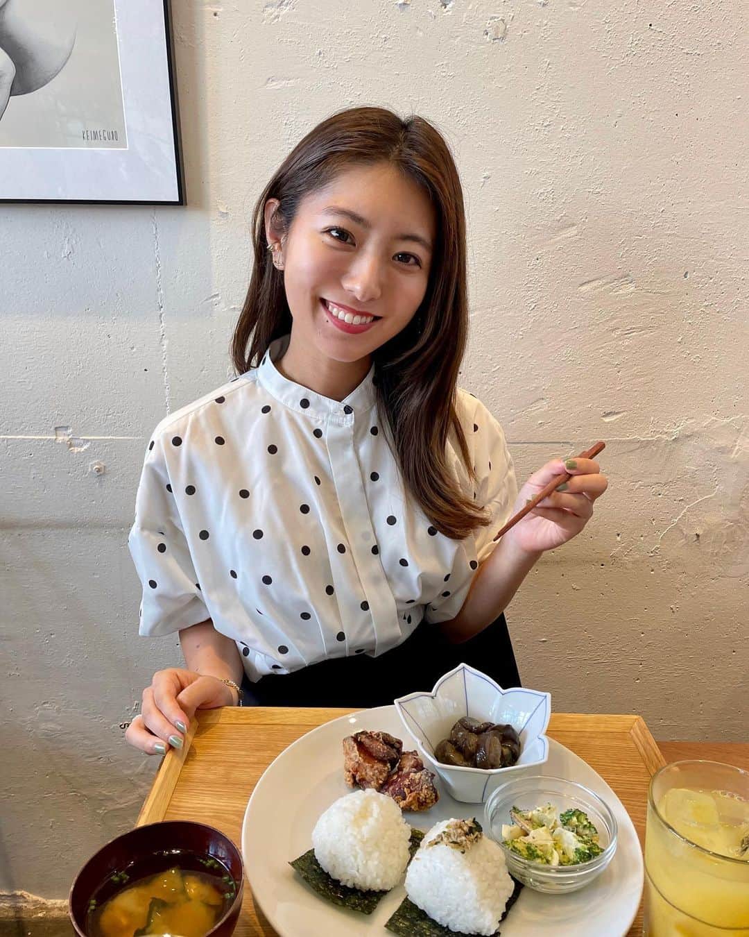 白戸ゆめのさんのインスタグラム写真 - (白戸ゆめのInstagram)「🍙 . 26さい最後の投稿は 大好きなおにぎりとお味噌汁で👍」9月27日 23時58分 - yumeno.s_