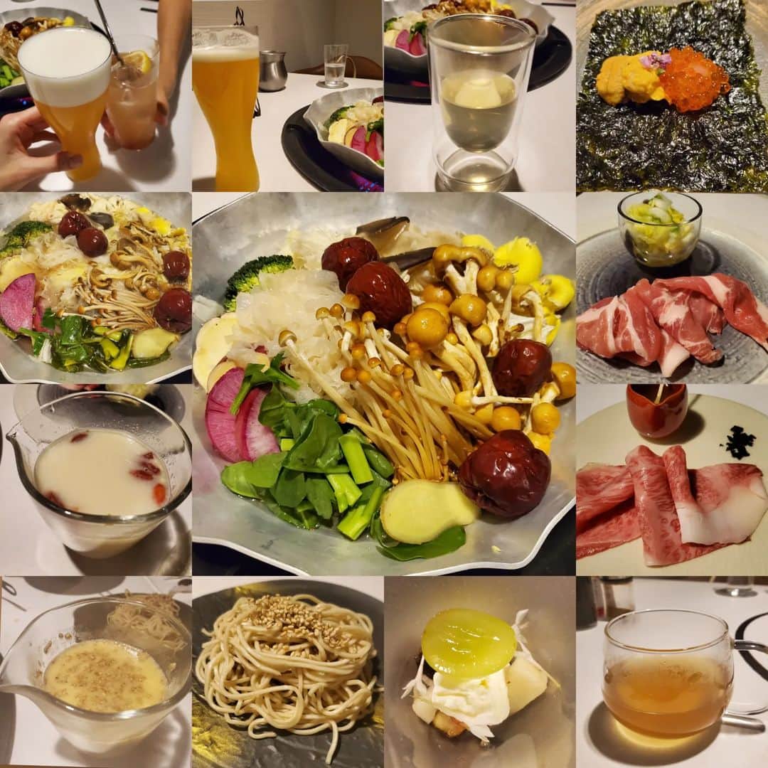 池田夏希さんのインスタグラム写真 - (池田夏希Instagram)「ずっと行きたかった薬膳鍋の @foodlab_tsukiji に行ってきました♡ . 一番人気の『月と太陽の薬膳鍋のベーシックコース』を食べたんだけど、陰陽のうつろいを楽しむ薬膳鍋で4回の味変もそれぞれ美味しくてハマってしまいました🥰 〆も食べて、最後には美味しくてスープ1滴も残りませんでした🤣 恥ずかしいくらいキレイに完食！！(笑) 火鍋とはまた違って、本当に素材を生かした身体に優しい薬膳鍋でした🍲 またすぐ行けたらいいな✨ . 1階は無添加食品のセレクトショップになってて、テイクアウトしたバスクチーズケーキもめちゃめちゃ美味しかった🎵 . #月と太陽の薬膳鍋foodlab築地 #月と太陽の薬膳鍋 #築地グルメ #薬膳鍋 #漢方 #陰陽のバランス #味変 #美味しすぎる #ハマった #キレイに完食 #素材の味 #素材の味を楽しむ #身体に優しい #無添加食品 #無添加食品店 #バスクチーズケーキ #グルメスタグラム #フードスタグラム #foodlab #tsukizi #medicinalpot #medicinalherbhotpot #kampo #positiveandnegative #delicious #tasteofingredients #additivefreefood #basqueburntcheesecake #gourmetstagram #foodstagram」10月2日 22時16分 - natsukiikeda624