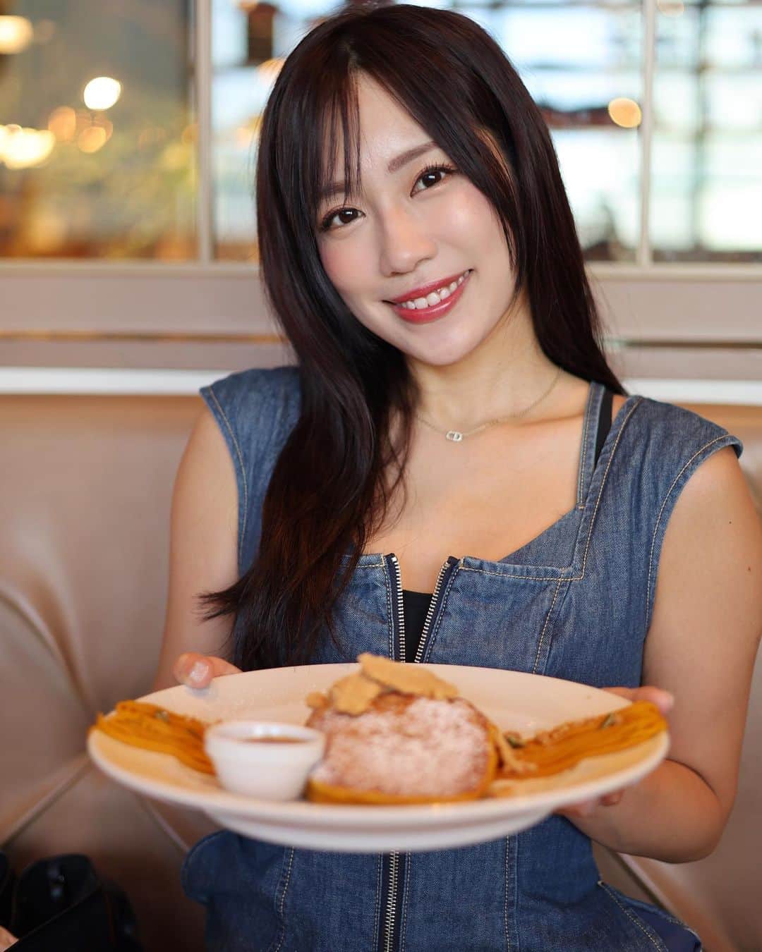 霧島聖子さんのインスタグラム写真 - (霧島聖子Instagram)「パンプキンパンケーキうまうまでした🎃🥞´-  #sarabeths #pancakes #パンケーキ #pumpkins #かぼちゃ #lunch #スワイプしてね」10月4日 21時30分 - seiko_kirishima