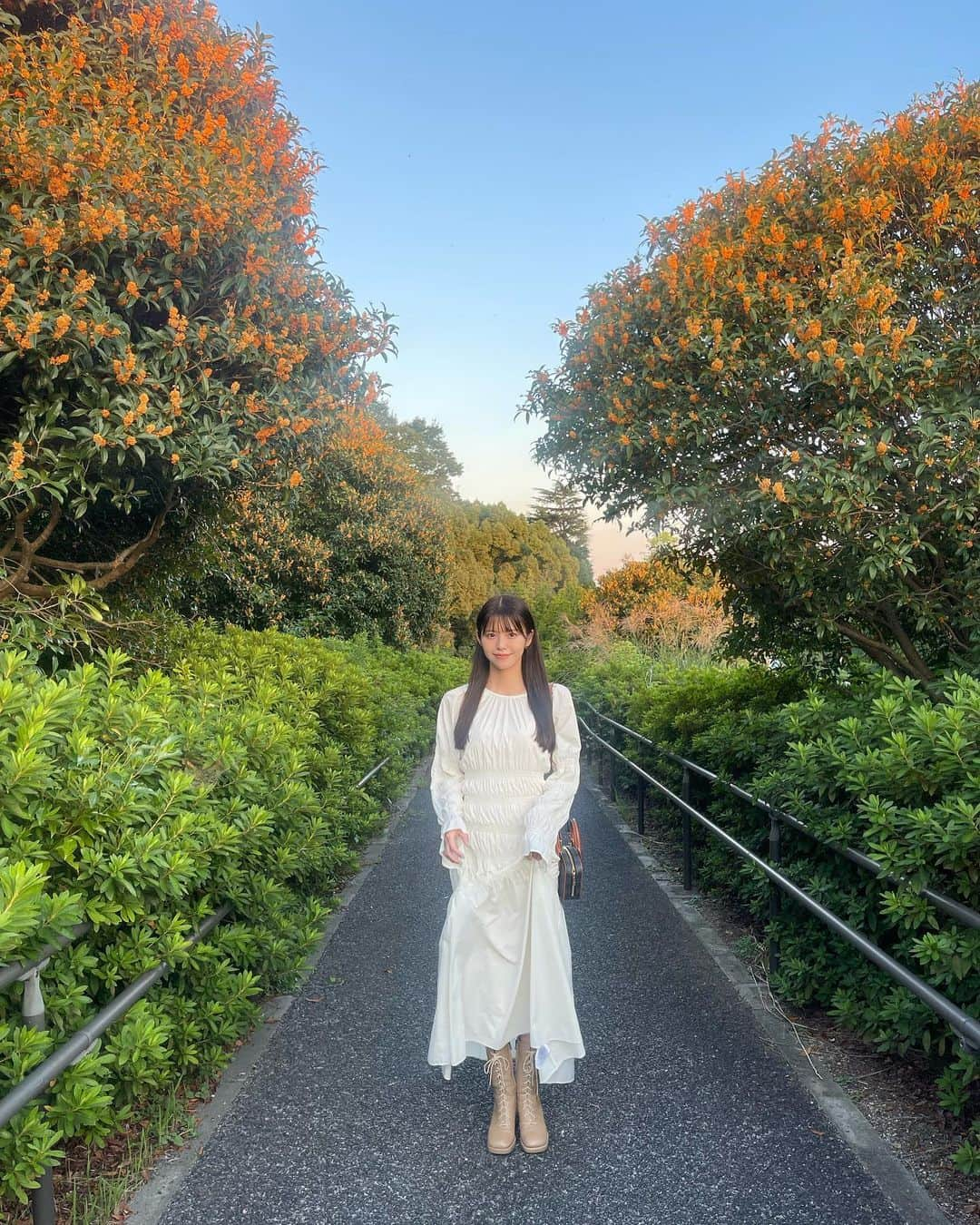 鈴木ゆうかさんのインスタグラム写真 - (鈴木ゆうかInstagram)「.  キンモクセイ🍂 コスモスもみたい？」10月5日 20時50分 - yuu_pl