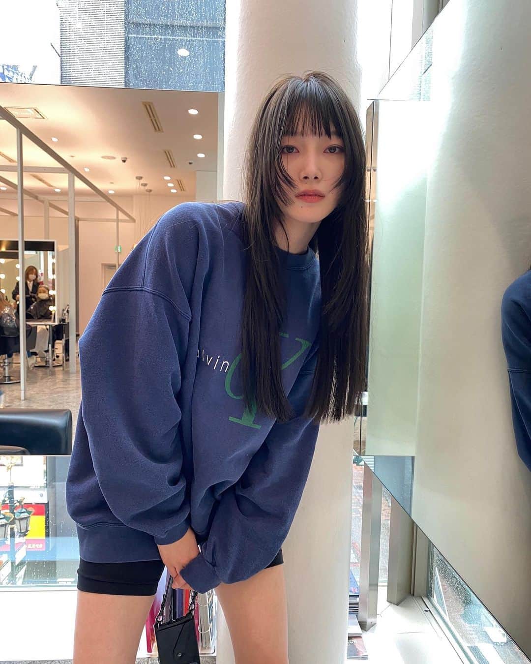 江田友莉亜さんのインスタグラム写真 - (江田友莉亜Instagram)「顔まわりの毛シャッシャッシャッ🌚  ✂︎ @inomataakiko」10月6日 19時53分 - edayuri_official