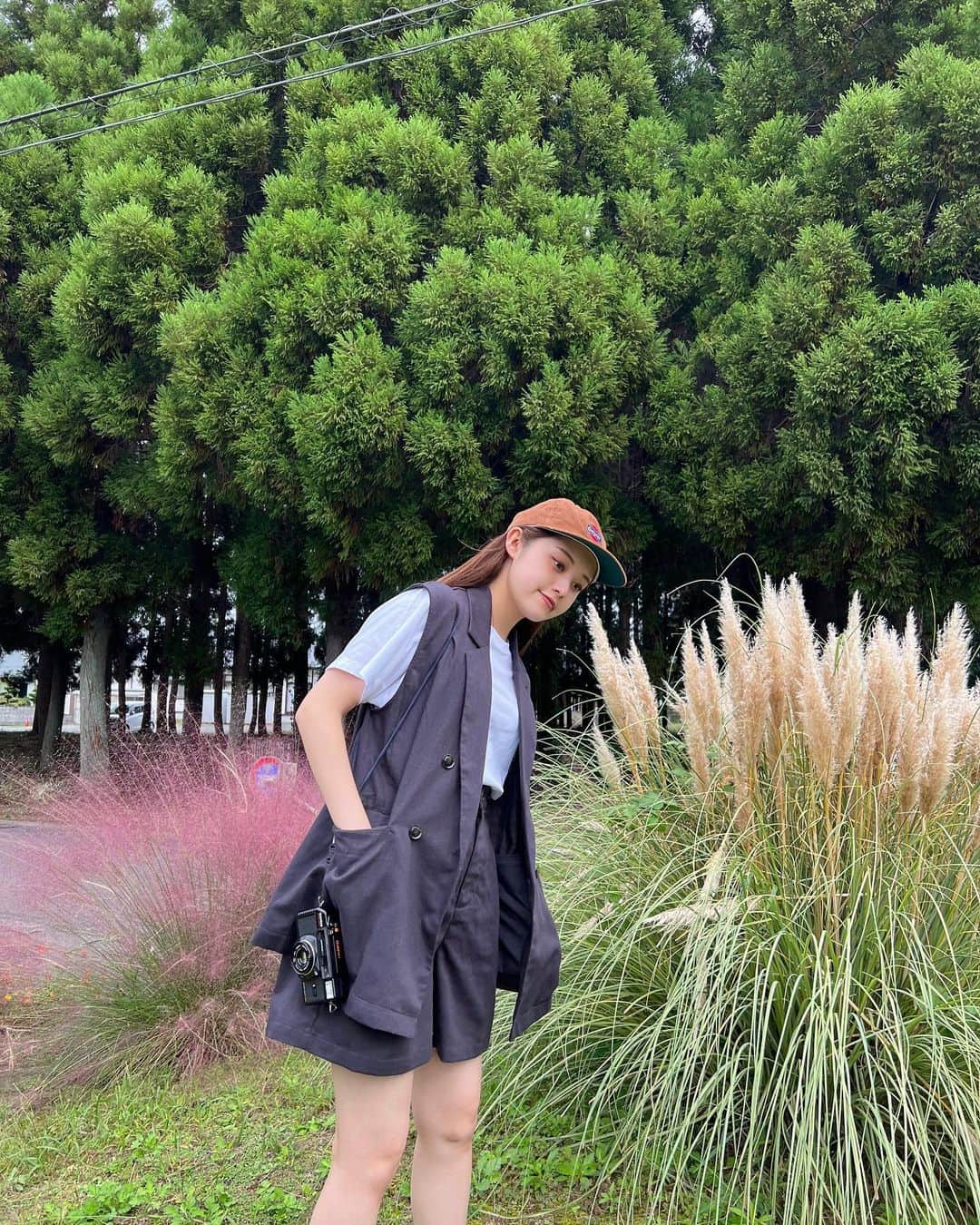 福山絢水さんのインスタグラム写真 - (福山絢水Instagram)「🌾🌾  キャップ珍しい~ 最近被ることおおいかもっ  #ootd #dailylook #fashion #cap  #오오티디 #데일리」10月9日 19時11分 - aya__m02