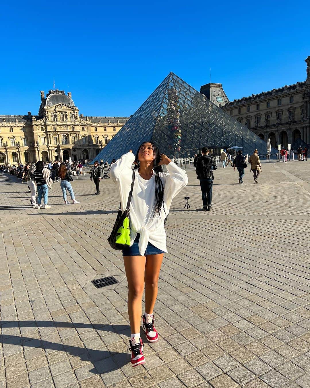 大坂なおみさんのインスタグラム写真 (大坂なおみInstagram)「 the Louvre because I am a work