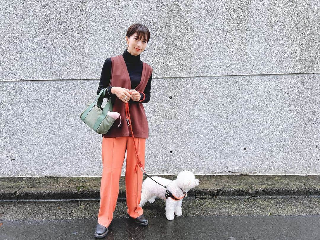 安田美沙子さんのインスタグラム写真 - (安田美沙子Instagram)「はんなとお散歩🐶  最近の私は涙脆い。  はんな、腎臓が悪くなってしまい毎日点滴してます。  食欲もあんまりないけど 一時期よりは元気で、昨日は 1時間散歩しました🤍  はんなもがんばってる。 私もがんばろう。  #hanna #bichonfrise  #dog #family #15さい」10月20日 11時48分 - yasuda_misako