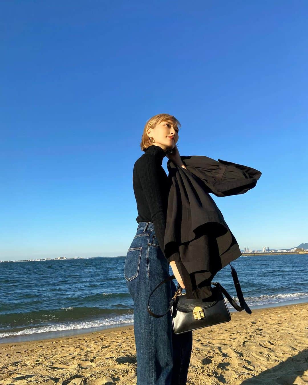 カナさんのインスタグラム写真 - (カナInstagram)「海~🌊♪ 浄化された✨」10月24日 21時35分 - _kana627_