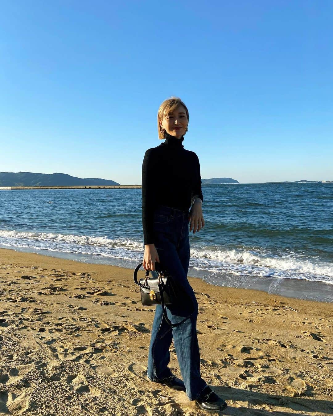 カナさんのインスタグラム写真 - (カナInstagram)「海~🌊♪ 浄化された✨」10月24日 21時35分 - _kana627_