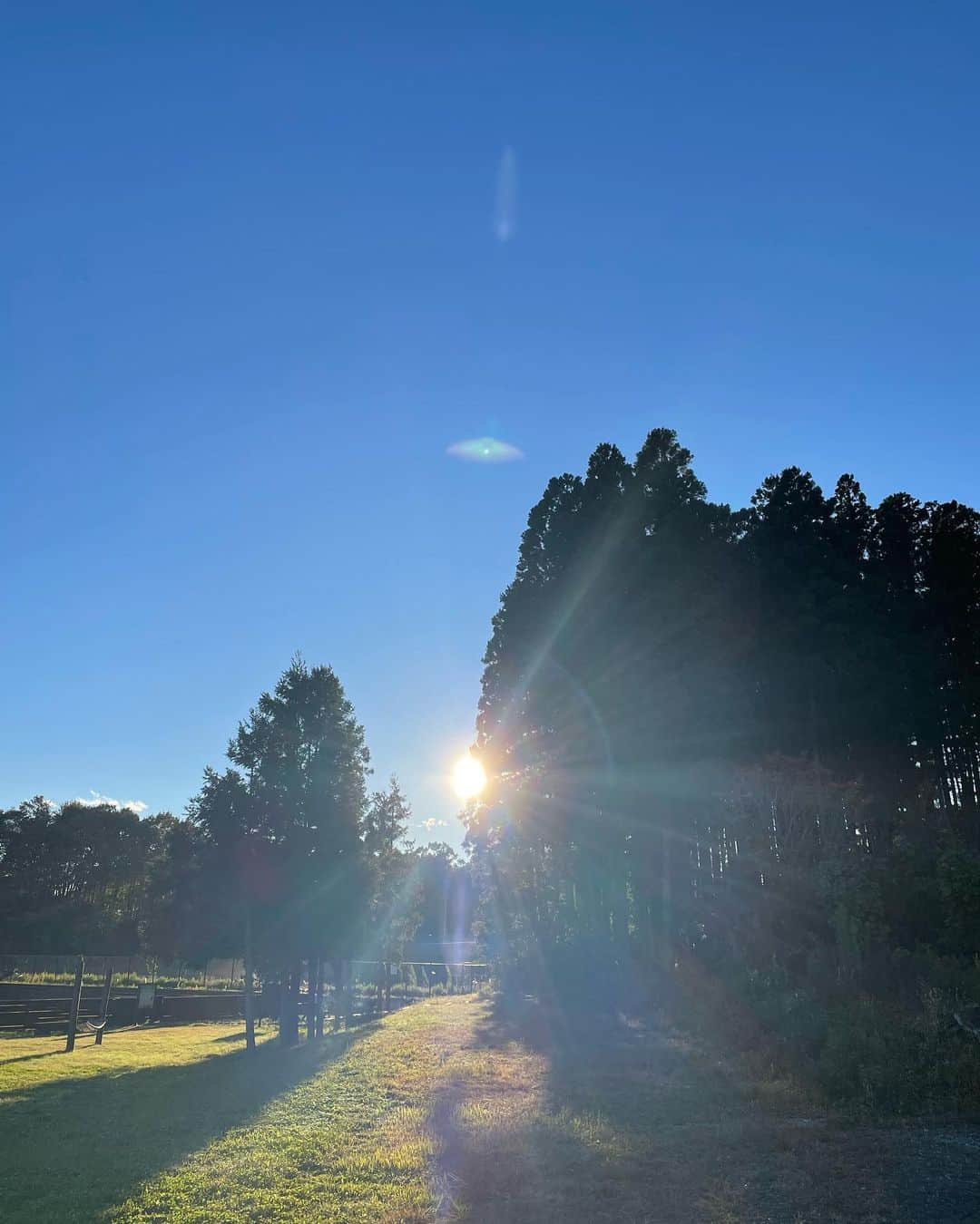 菊池桃子さんのインスタグラム写真 - (菊池桃子Instagram)「*  人混みを避け、自然を求めて来た場所で撮った写真。 ん？ 上の方に写るのは、 UFOじゃないですよね？🤔  2枚目は拡大です。 （たぶん違うと思いつつ　笑🤗）  #まさか」10月29日 17時19分 - momoko_kikuchi_official