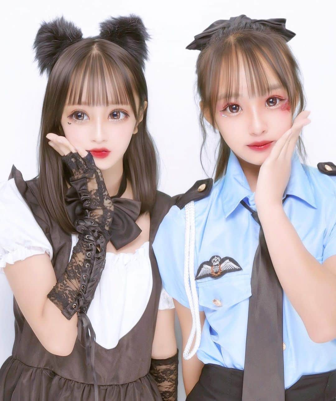 村上美侑羽さんのインスタグラム写真 - (村上美侑羽Instagram)「ハロウィン👻🎃プリクラ 猫🐱とポリス👮 #プリクラ #ぷりんと倶楽部 #love #ぷりくらぽーず #ハロウィン #コスプレ」10月29日 20時57分 - miyuuuuu0123