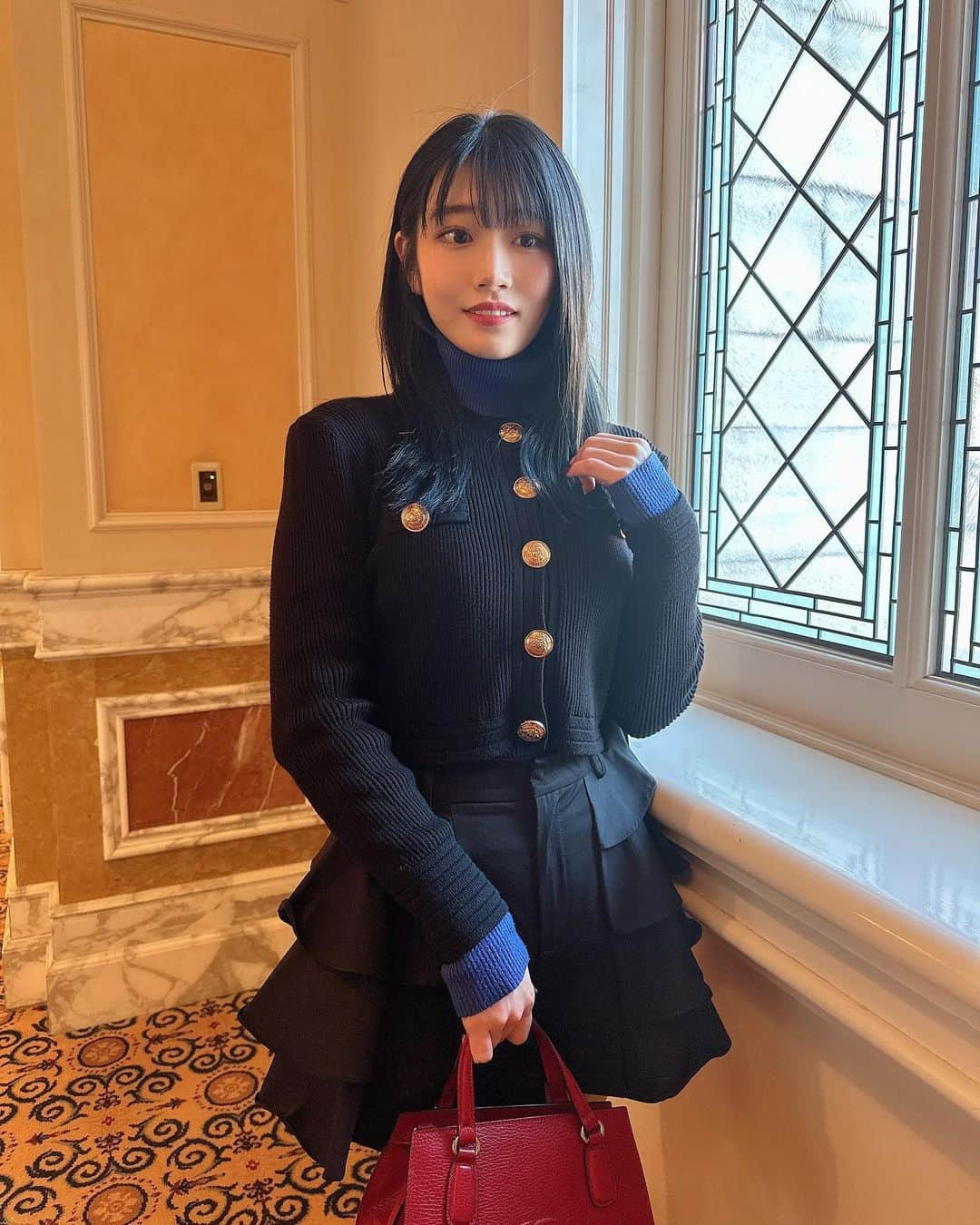 河北彩花さんのインスタグラム写真 - (河北彩花Instagram)「⁡ ⁡ ⁡ この前のお洋服‥❤︎🙏🏻´- ⁡ これはスカートに見えるけどショートパンツだよ‪.ᐟ‪ ⁡ 秋冬のがロングブーツ履くから 夏より脚出すの多いかも🥱𓈒 𓂂𓏸(笑)   #私服  #秋冬ファッション」10月30日 19時04分 - saika_kawakita__official