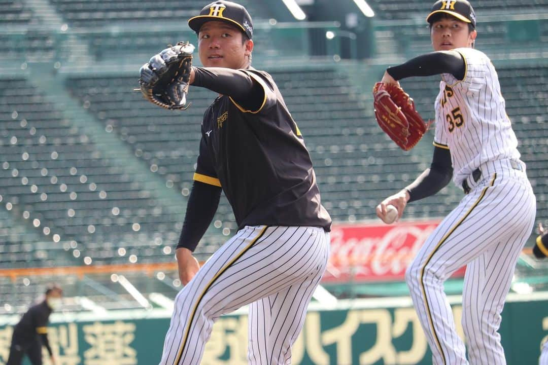 阪神タイガースさんのインスタグラム写真 - (阪神タイガースInstagram)「10月30日、甲子園球場での秋季練習の様子②です！ #川原陸 選手 #伊藤将司 選手 #島本浩也 選手 #鈴木勇斗 選手 #及川雅貴 選手 #村上頌樹 選手 #才木浩人 選手 #西純矢 選手 #浜地真澄 選手 #平田勝男 ヘッド #湯浅京己 選手 #阪神タイガース  #秋季練習」10月30日 20時11分 - hanshintigers_official