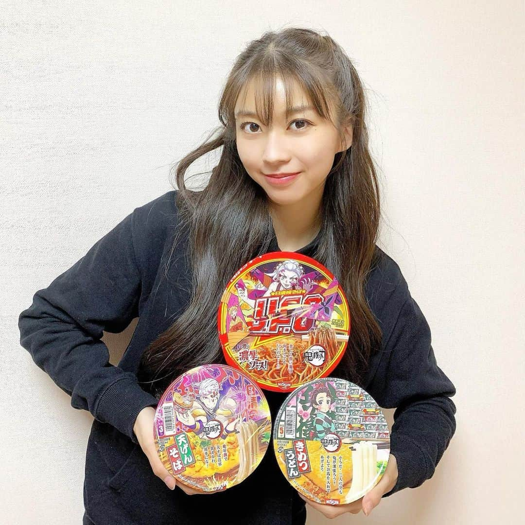 牧野真莉愛さんのインスタグラム写真 - (牧野真莉愛Instagram)「♡ ♡ 💖💎Happy Birthday🎂宇髄天元様💎💖 ド派手に、沸かすぜ。  まりあより ♡ ♡  #宇髄天元 様💎💎💎 #鬼滅の刃 💚 #日清 #どん兵衛 #UFO #モーニング娘22 #morningmusume22 #牧野真莉愛」10月31日 23時13分 - maria_makino.official