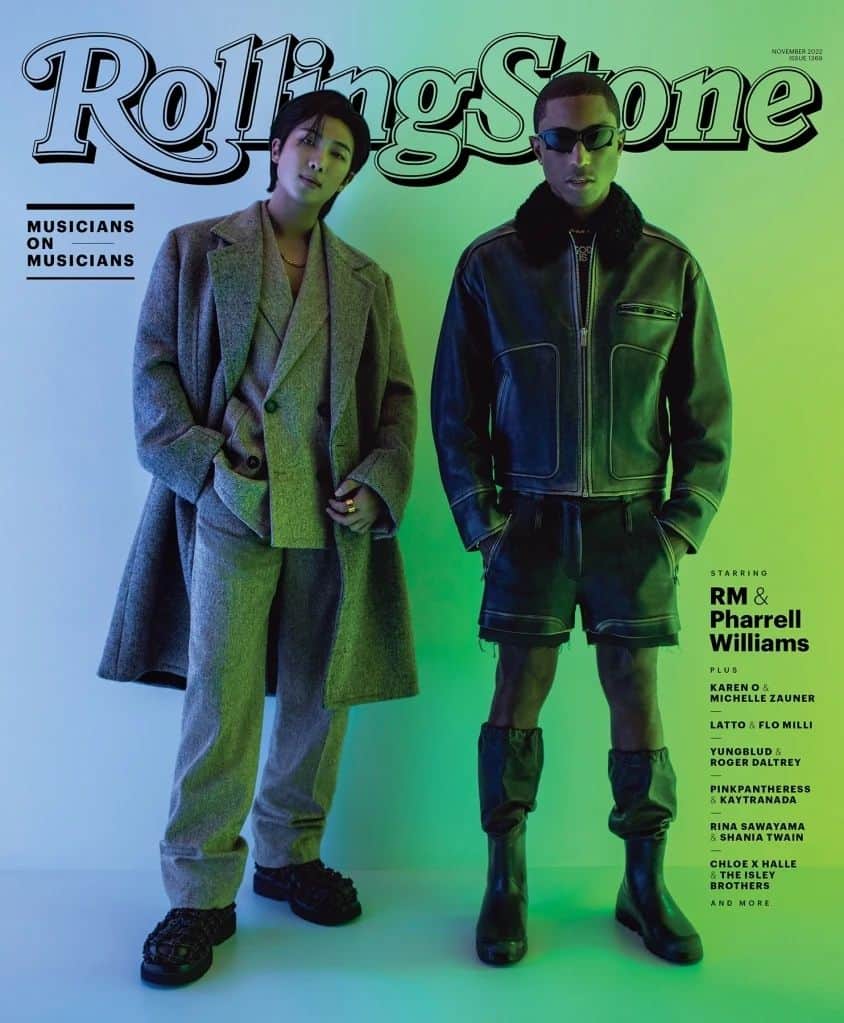 RMさんのインスタグラム写真 - (RMInstagram)「Musicians on Musicians - with @pharrell on @rollingstone」11月1日 21時21分 - rkive