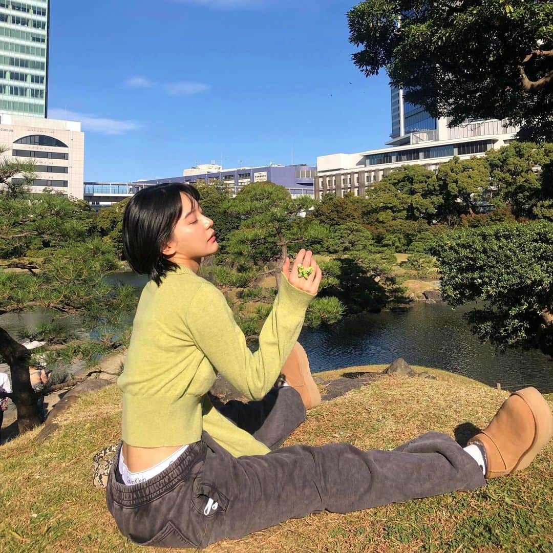 新田桃子さんのインスタグラム写真 - (新田桃子Instagram)「💚💚💚」11月3日 15時37分 - momottiiii