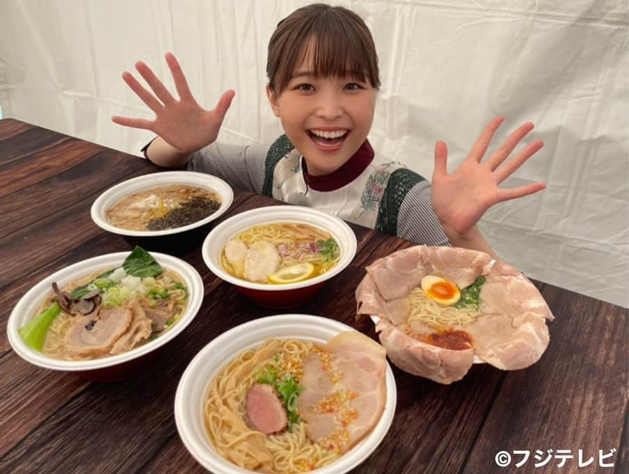 渡邊渚さんのインスタグラム写真 - (渡邊渚Instagram)「今日のうま撮はチーズグルメ。先週はラーメンフェス。 ハイカロリー最高です😊 チーズもラーメンも飲み物！ うま撮のロケの日だけは自分に甘い。チートデイなのです。  #めざましテレビ#うま撮 #チーズ#ラーメン#おいしい」11月7日 18時44分 - watanabenagisa_