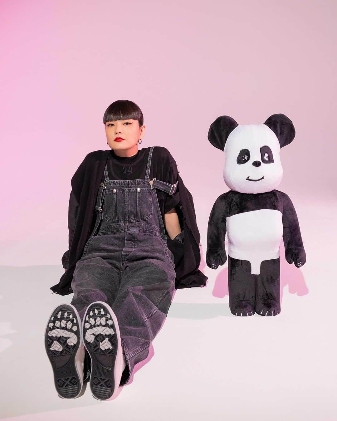 秋元梢さんのインスタグラム写真 - (秋元梢Instagram)「🐼🐾 #CLOTxCONVERSE #CLOTPANDA #🐼」11月15日 17時01分 - akimoto_kozue