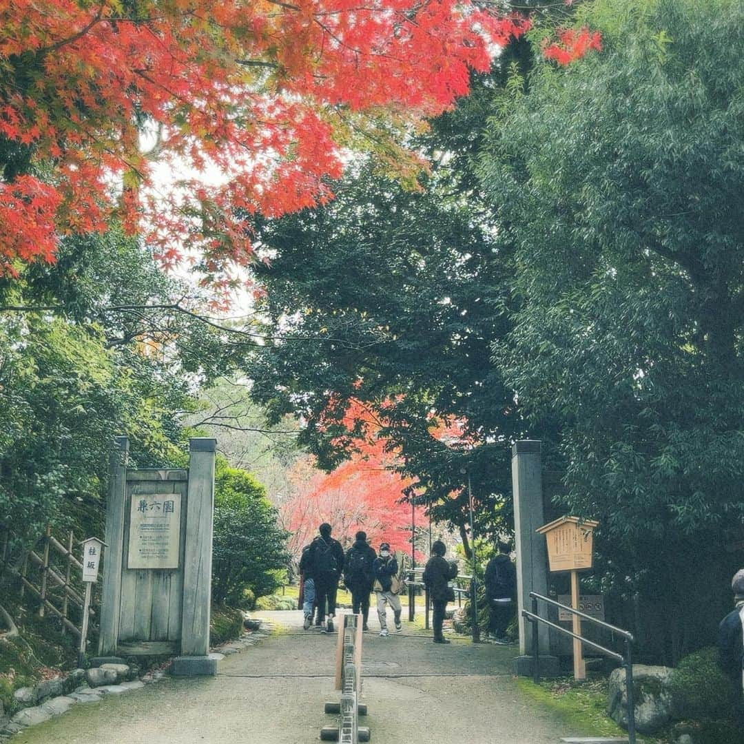 徳島えりかさんのインスタグラム写真 - (徳島えりかInstagram)「* 念願だった秋の兼六園へ☺️ ⁡ まぶしかったのか表情がいまいちですが笑 （あとニットの首元もよれてる） そんなことはどうでも良いくらい 美しかったです🍁 ⁡ 次は雪の兼六園も見たいな…☃️」11月16日 20時56分 - tokushima_erika