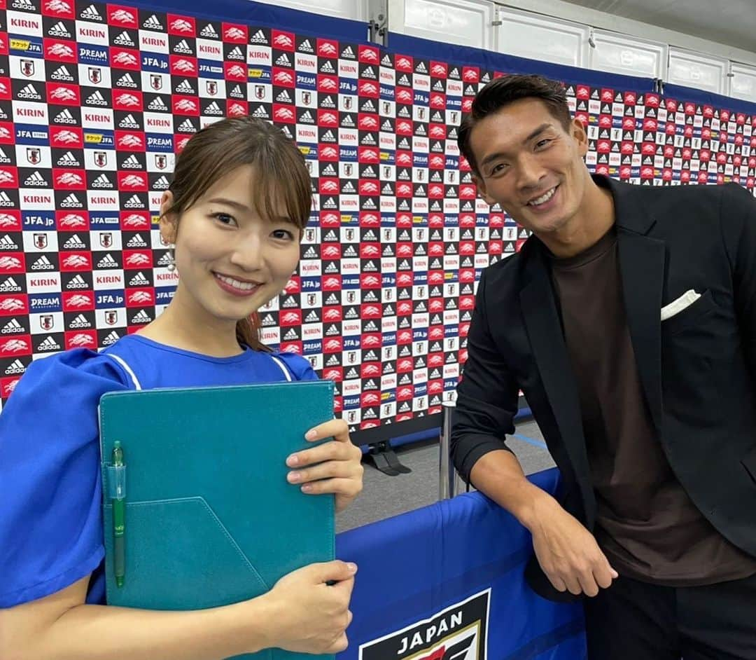 安藤萌々さんのインスタグラム写真 - (安藤萌々Instagram)「今夜の報ステスポーツは… ☑️サッカー日本代表 ドイツ戦前日！最新情報 ドイツ戦を前に…  ☑️ 槙野智章さんに聞く、明日のポイント ☑️ローターマテウスさんに直撃！注目の日本人選手とは！？   アルゼンチンの初戦、サウジアラビアとの試合がいま、行われています！ メッシ選手が先制点！！ アベマで試合を見て応援しましょ📣⚽️」11月22日 19時29分 - momo_ando_ex