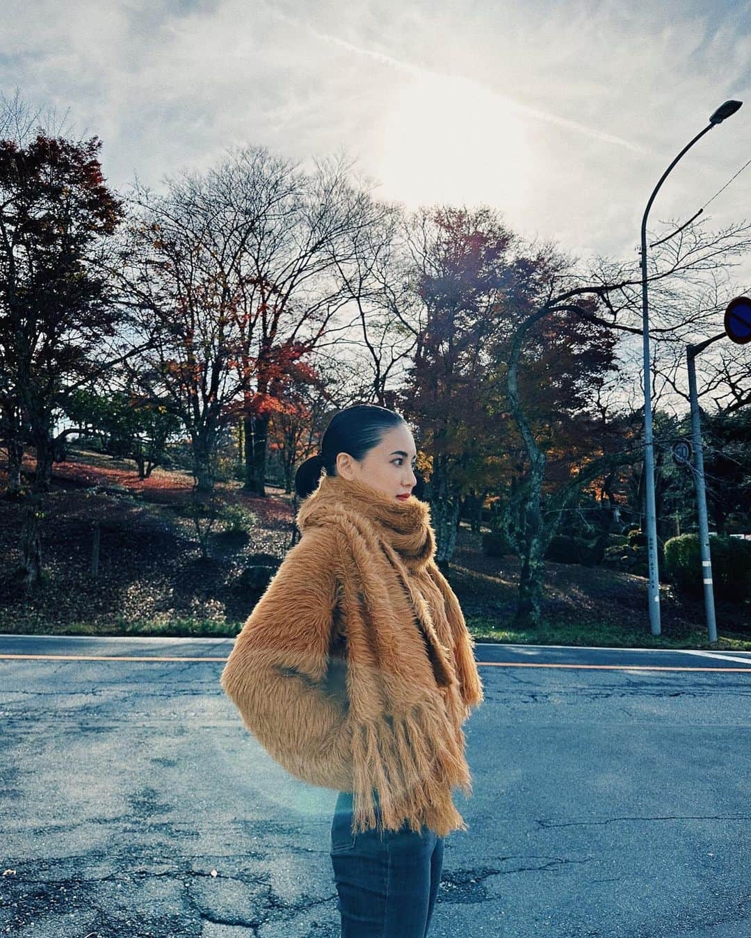 藤井夏恋さんのインスタグラム写真 - (藤井夏恋Instagram)「もこもこふわふわあったかい。🧡🍁」11月23日 14時07分 - fujiikaren_official