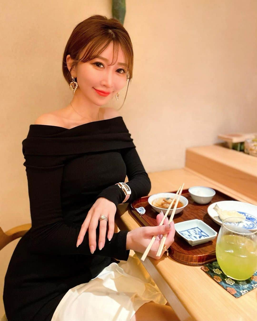 JUNKO（飯田順子）さんのインスタグラム写真 - (JUNKO（飯田順子）Instagram)「季節を感じられました🍁 🦀も食べれて最高な時間でした☺️ 次の予約も楽しみ☺️ ・ ・ ・ #予約困難#予約困難店」11月24日 16時36分 - jun__ko_