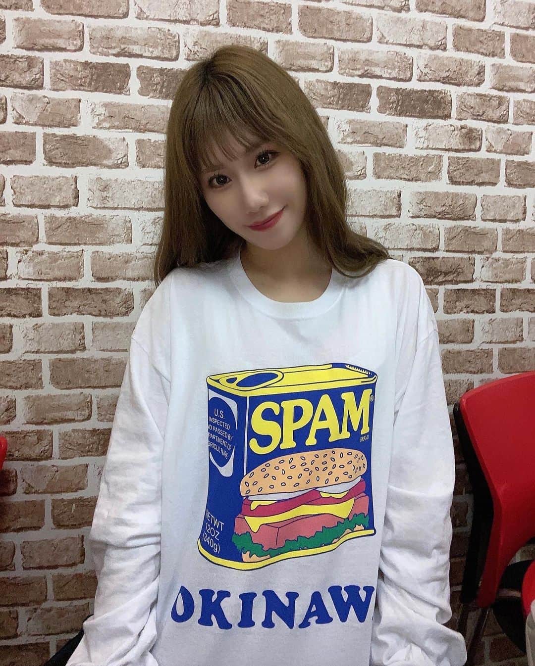 石田優美さんのインスタグラム写真 - (石田優美Instagram)「大好きスパム❤️  #スパム #スパムおにぎり #tシャツ #spam」11月24日 22時03分 - yu_mi_1012