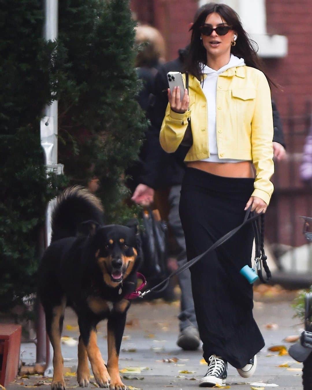 Just Jaredさんのインスタグラム写真 - (Just JaredInstagram)「Emily Ratajkowski takes her dog Colombo for an afternoon walk around the city. #EmilyRatajkowski Photos: Backgrid」11月26日 6時56分 - justjared