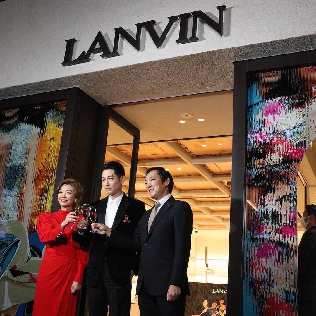 ディーン・フジオカさんのインスタグラム写真 - (ディーン・フジオカInstagram)「Thank you #Lanvin 的盛情邀请 #LanvinGinza 开店大吉Congrats🤍」11月26日 15時02分 - tfjok