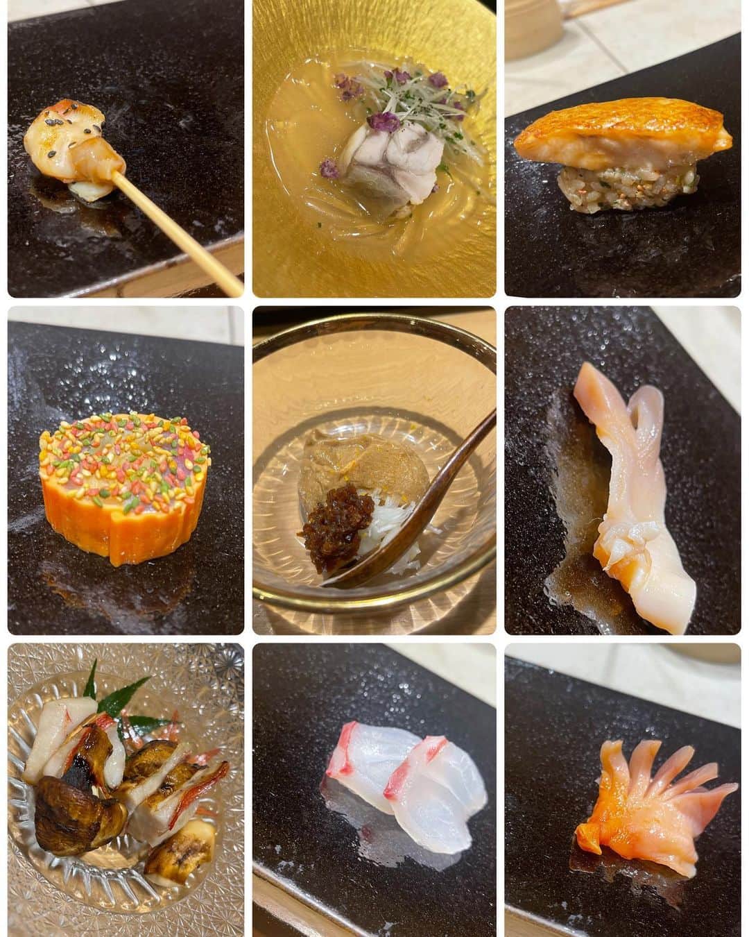 marinさんのインスタグラム写真 - (marinInstagram)「cafe☕️からの お寿司🍣美味しかった日😍‼︎ るん😌✨✨ 西麻布にある海心だょ🍣💕 超やばかった☺️✨」11月27日 17時29分 - maririn__78