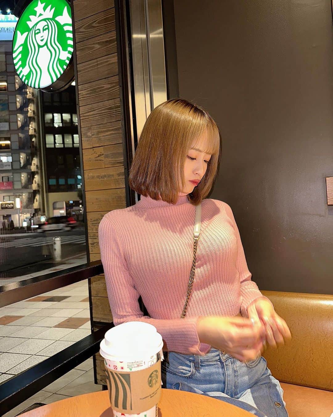 清水里香さんのインスタグラム写真 - (清水里香Instagram)「⁡ ⁡ cafe time🫖💗 ⁡ ⁡ ⁡ ⁡ #スタバ」11月27日 20時38分 - partyyy_chu