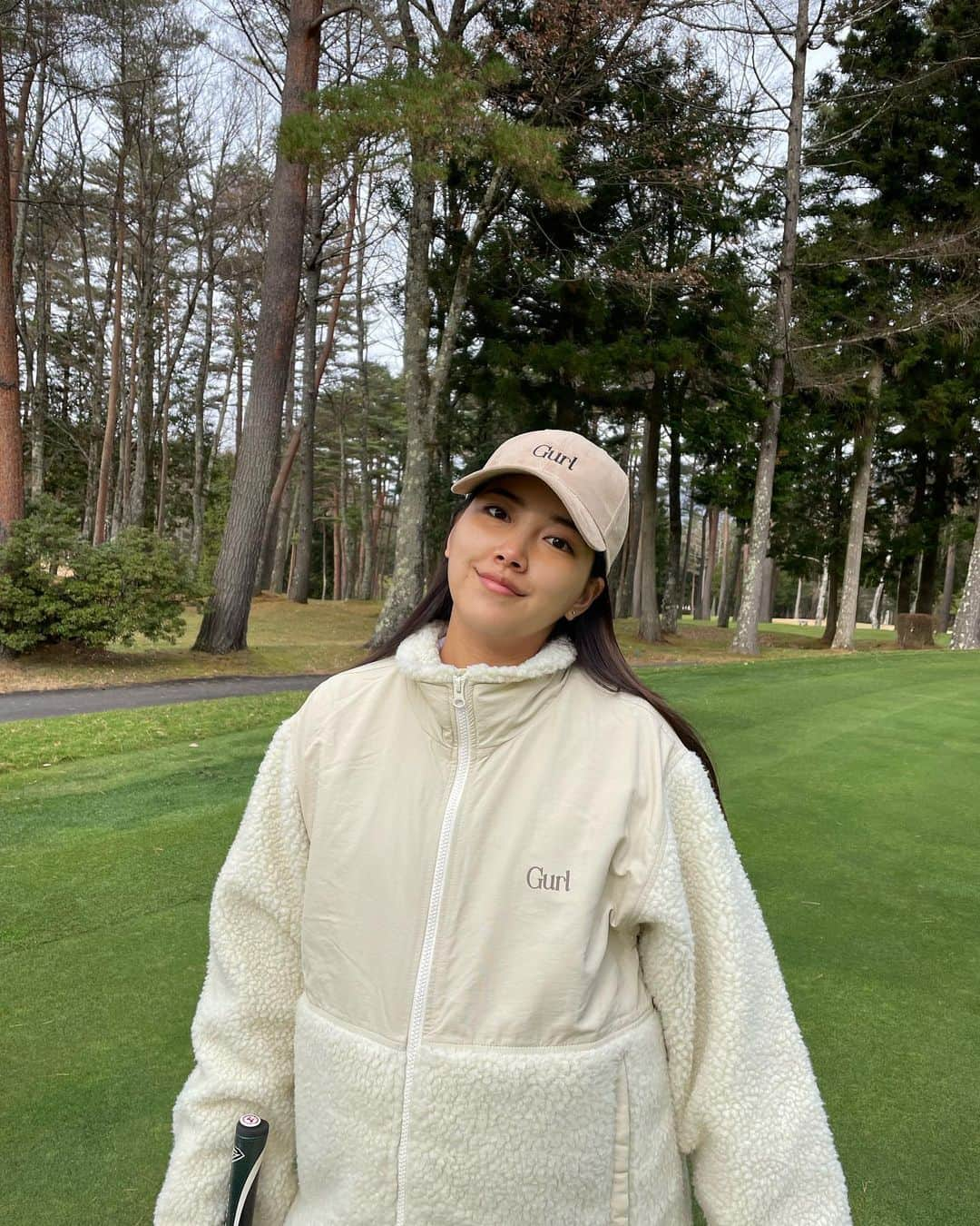 奥山春香さんのインスタグラム写真 - (奥山春香Instagram)「大好きな鳴沢さんまた来春来ます⛳️🐿️」11月28日 11時52分 - corvetteharuka