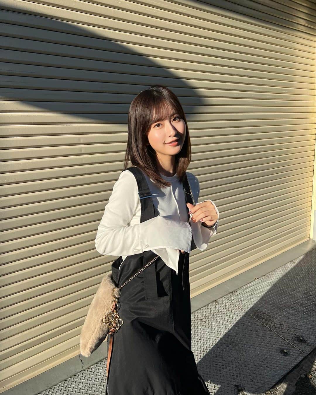 斉藤里奈さんのインスタグラム写真 - (斉藤里奈Instagram)「袖かわいいなあ、うんうん☁」11月28日 18時39分 - rina_pyonpyon