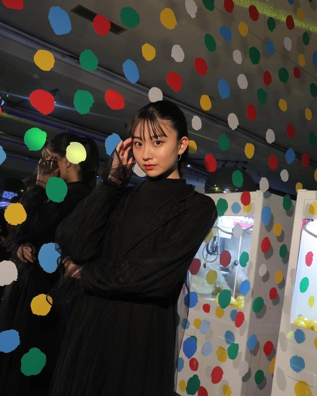 水戸由菜さんのインスタグラム写真 - (水戸由菜Instagram)「・  LOUIS VUITTON × YAYOI KUSAMA  @louisvuitton    #louisvuitton   #草間彌生」11月29日 22時19分 - yuna_3047