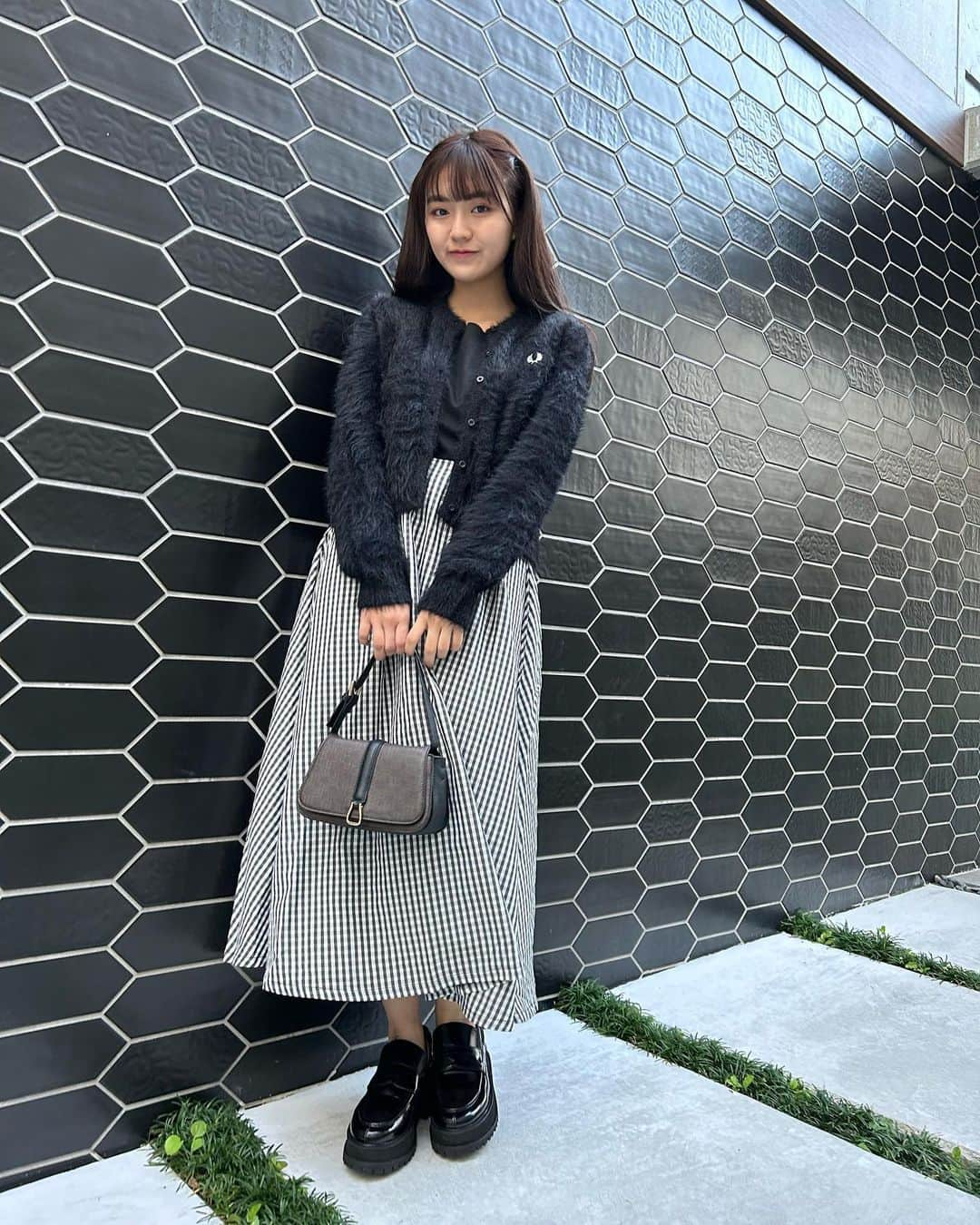 豊田留妃さんのインスタグラム写真 - (豊田留妃Instagram)「お嬢様っぽく🫶🏽🫣  #run_clothes #ootd #epine #beams #fredperry #snidel #lilybrown」11月29日 22時51分 - runstagram_717