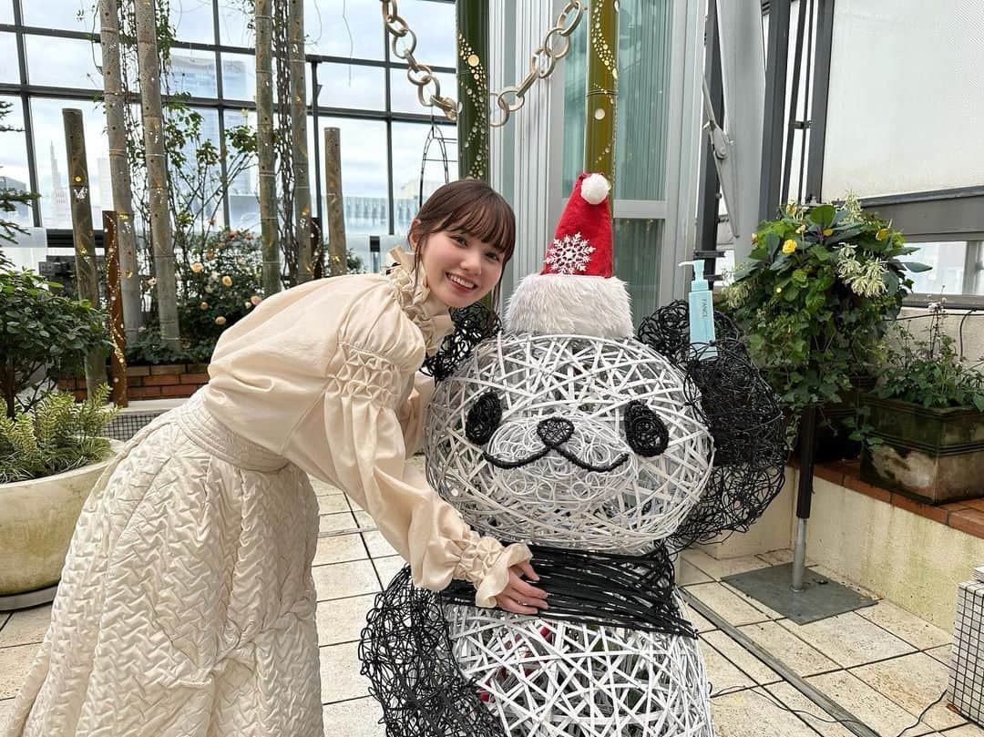 マーシュ彩さんのインスタグラム写真 - (マーシュ彩Instagram)「パンダ、竹、イルミネーション。きらきらと素敵な空間でした☺︎ この時期にぴったりですね✨ #ファンケル銀座スクエア」12月1日 18時47分 - ayamarshofficial