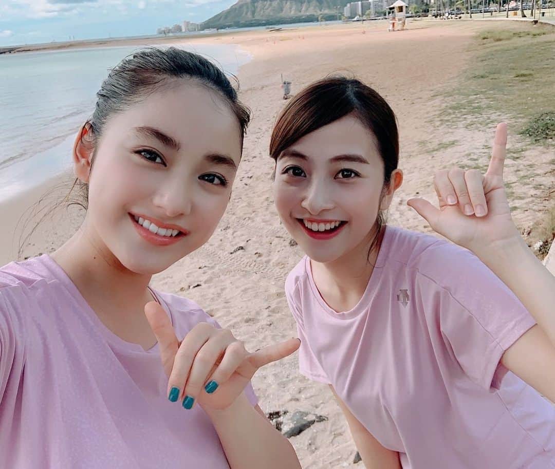 日比麻音子さんのインスタグラム写真 - (日比麻音子Instagram)「ずーっと会いたかったゆうなちゃん、 やーっと会えた🤍！！ ホノルル ...