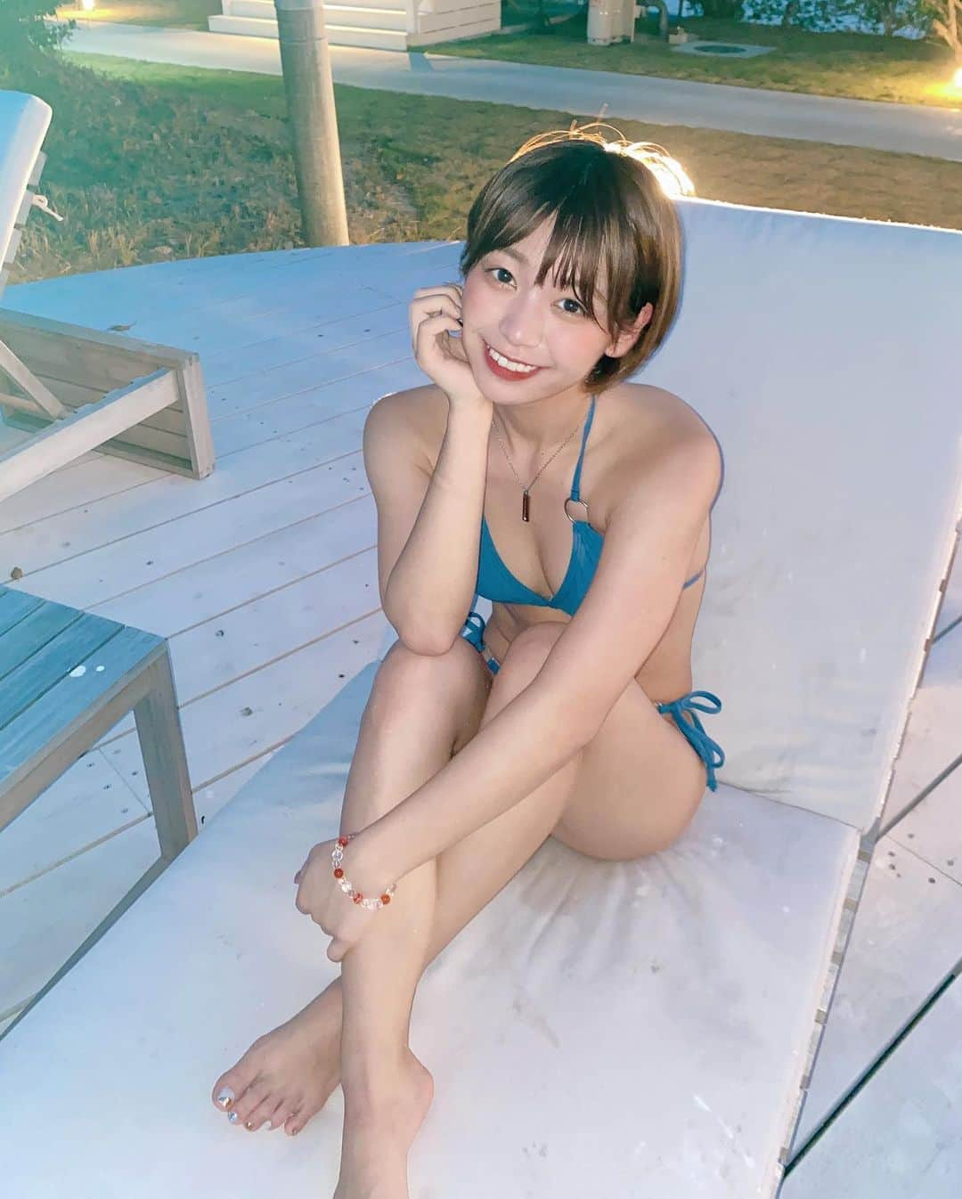 小坂田純奈さんのインスタグラム写真 - (小坂田純奈Instagram)「11月末だけど水着でバカンス気分☺️❤️‍🔥  今日一気に寒くなったね！！  #サウナ女子 #サ活 #サウナー #サ活女子」12月1日 21時51分 - official_junata