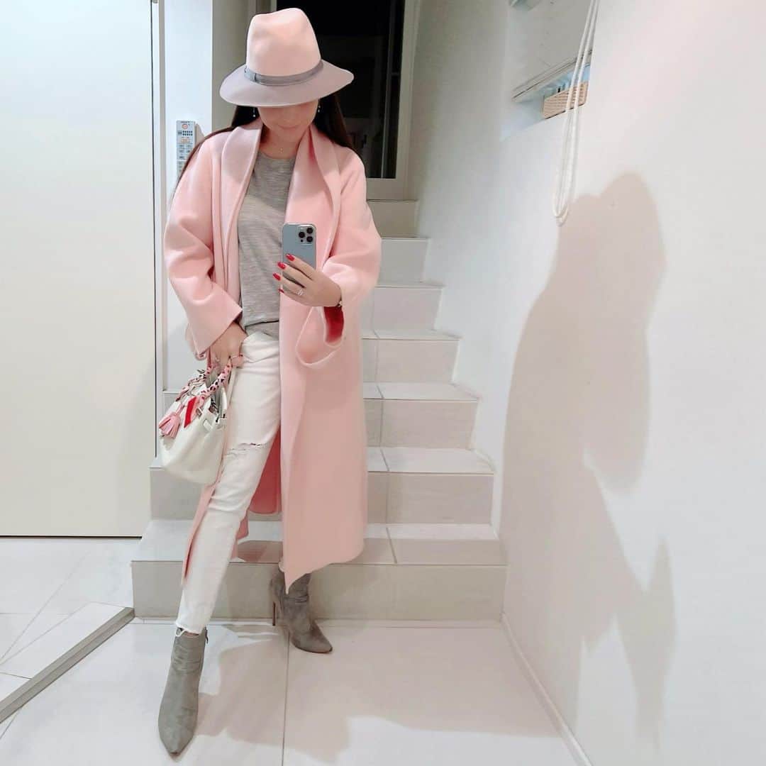 麻美さんのインスタグラム写真 - (麻美Instagram)「ピンク大好き😘 ． #fashion #cordinate  #ootd」12月3日 20時31分 - mami0s