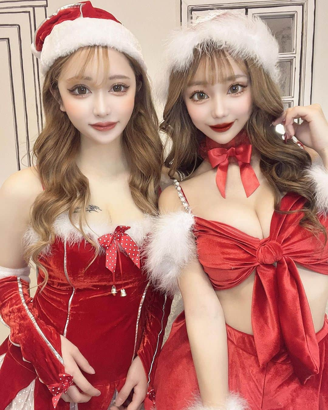 くまみゆさんのインスタグラム写真 - (くまみゆInstagram)「. . サンタコス可愛いよね😍 クリスマス好き🎄 . . #サンタコス　#クリスマス」12月6日 20時22分 - kumamiyu.24