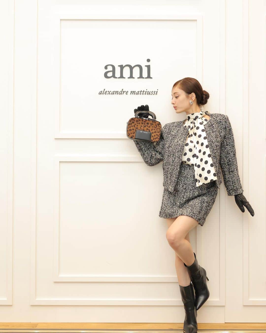 谷まりあさんのインスタグラム写真 - (谷まりあInstagram)「#AmiParis 🖤 #AmiFW22 #ShibuyaParcoPopUp」12月7日 19時27分 - mariaaaa728