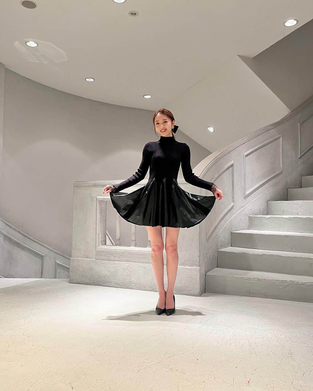 神部美咲さんのインスタグラム写真 - (神部美咲Instagram)「#週末はミニでしょ 👗」12月9日 20時18分 - jimbu_misaki