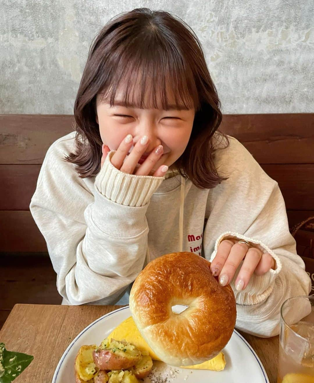 きりまるさんのインスタグラム写真 - (きりまるInstagram)「えみこと（姉） 行ったごはんがおいしかった🥚🍞」12月15日 17時11分 - kirimaruuu