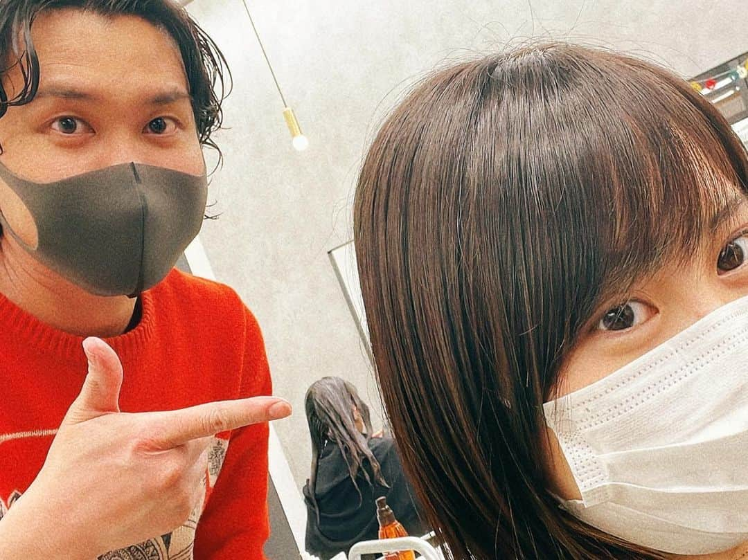 増田有華さんのインスタグラム写真 - (増田有華Instagram)「＊  年末前に駆け込みヘアメンテ。  すごい！トリートメントだけでアイロンしたみたいにさらっさらになりました☺️💖 もう長年通ってる原宿のPRINCIPE🙌 毎度絶妙な色合いで染めてくださるのですっ‼︎ @yokotakuxx さんいつもありがとうございます🥰  ・ ・ ・#hair #haircolor #hairstyle #haircut  #ヘアカラー #ヘアースタイル #ヘアーカット #美容室 #美容院 #髪質改善 #髪 #cute #beauty #happy #smile #japan #japanesegir」12月17日 14時09分 - masuyuka_official