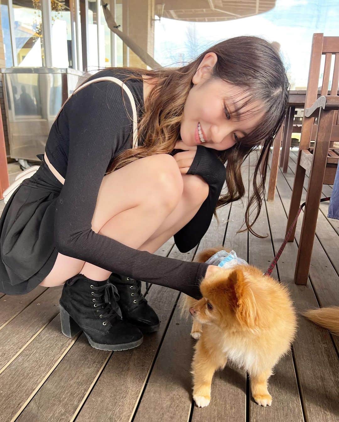 ゆーちゃんさんのインスタグラム写真 - (ゆーちゃんInstagram)「動物愛❤︎ 昔から動物と小さい子には好かれる。🥳   #動物保護 #保護犬 #愛犬 #動物愛護 #ボランティア #里親募集」12月20日 13時54分 - yurina_era999