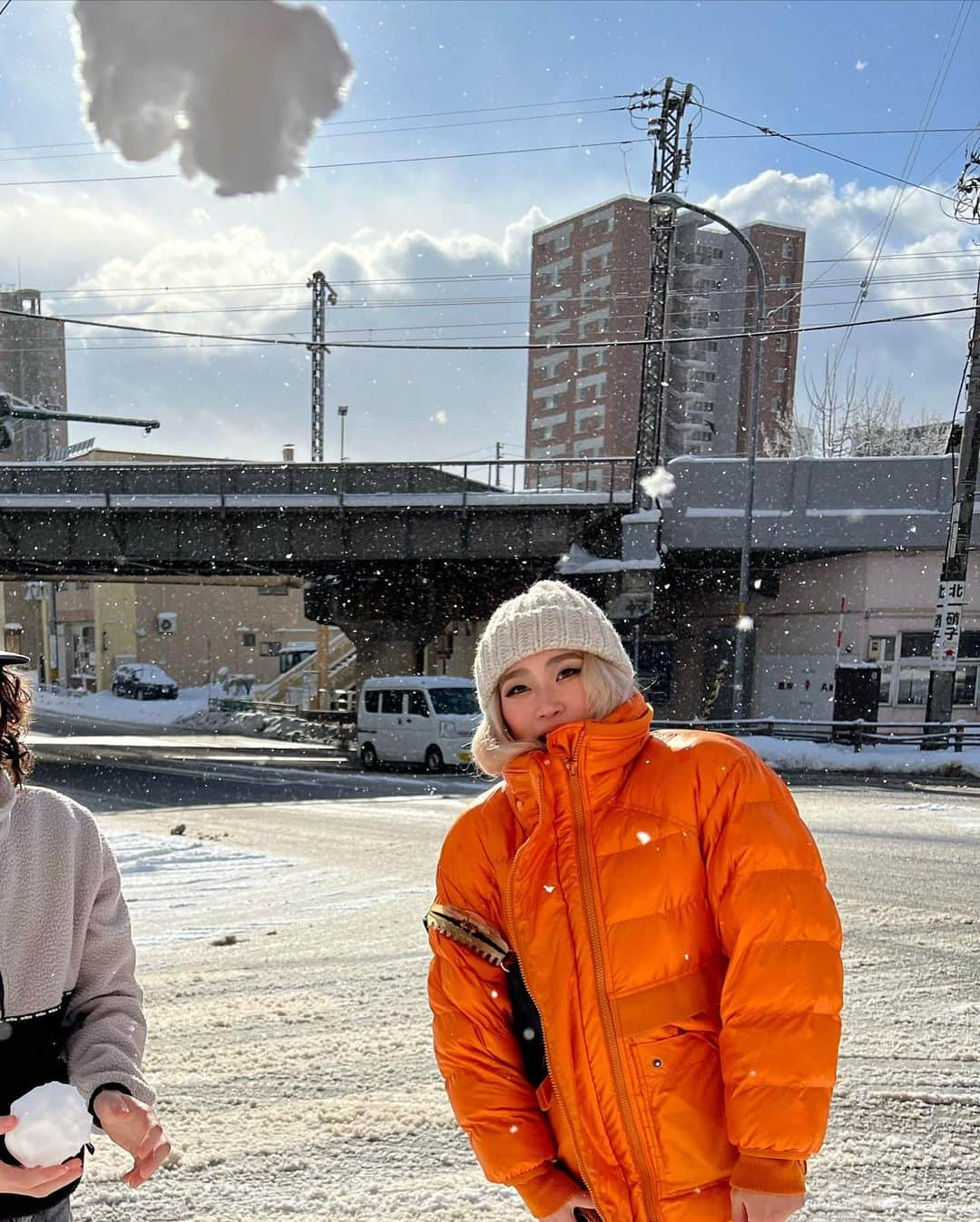 野中生萌さんのインスタグラム写真 - (野中生萌Instagram)「#tb HOKKAIDO 🤍🐻‍❄️ めっちゃでっかかったどう」12月21日 21時39分 - nonaka_miho