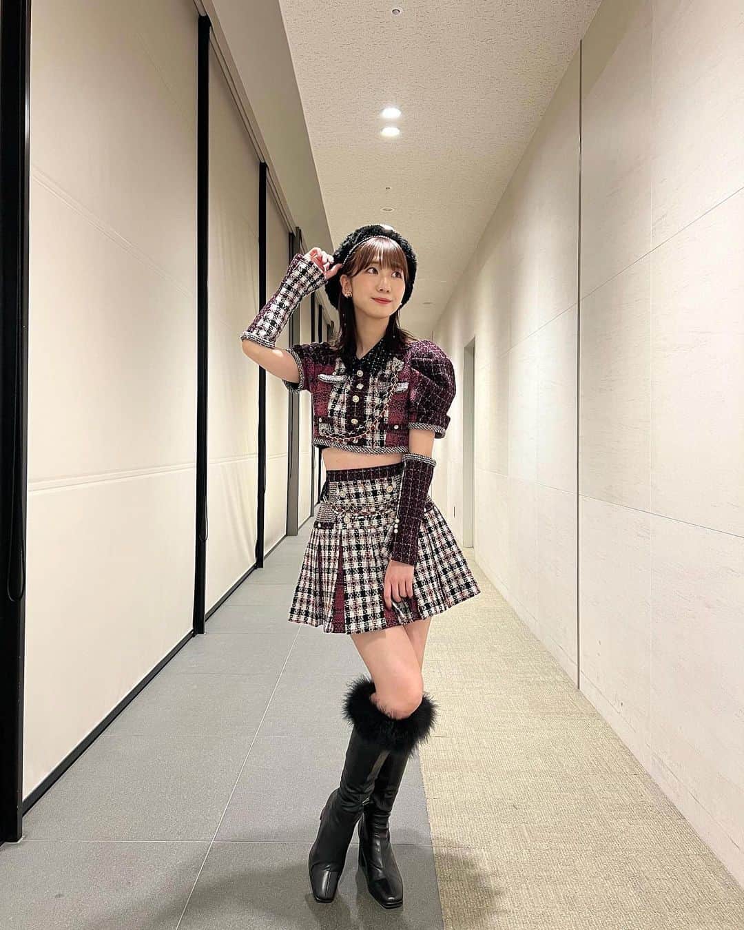 柏木由紀さんのインスタグラム写真 - (柏木由紀Instagram)「⋆⸜ ⚘ ⸝⋆  MステウルトラSUPERLIVE🎅🏻🕶️ ありがとうございましたー！！  新衣装💗🖤 可愛すぎて好みすぎて、、、🥹💋  みなさんどうですかーっ？」12月23日 18時54分 - yukikashiwagi_official