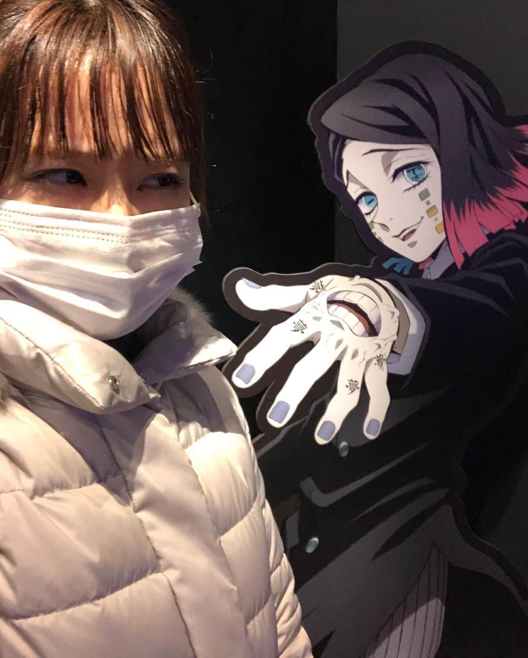 望木聡子さんのインスタグラム写真 - (望木聡子Instagram)「#鬼滅の刃全集中展 @松坂屋名古屋店  一人で行ったから写真がシュールね！笑 いろんな顔していますが 鬼も含めどのキャラクターも好きです🙊  でもカナヲちゃんしのぶちゃんグループが一番好き🦋  写真最後の2枚は、本当は真ん中に立って #ヒノカミ神楽 のポーズで撮れるのですが、 撮ってくれる人がいなかったから ただ刀にそっと触れるだけになりました。何。  30日(金)まで開催、まだ空きもあるそうです🔥  #鬼滅の刃 #全集中 #竈門炭治郎 #竈門禰豆子 #魘夢 #堕姫 ちゃん #ムキムキねずみ #メーテレ #メーテレ60th #メーテレ60周年アンバサダー #名古屋市消防局広報アンバサダー #燃やすのは心だけにしましょう！ #アナウンサー #望木聡子」12月23日 19時30分 - satoko_mochiki