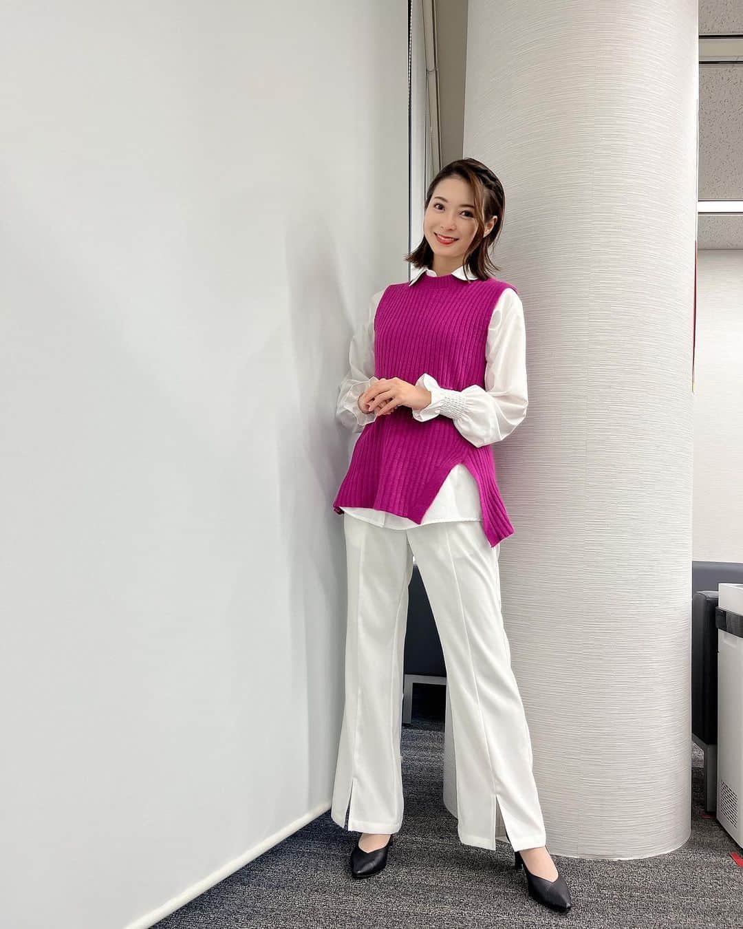 住田紗里さんのインスタグラム写真 - (住田紗里Instagram)「昨日のグッド！モーニングの衣装は、赤紫に近いピンクのトップスでした。  トップス &.NOSTALGIA (@nostalgia_jp)  パンツ Wild Lily (@wildlily_daikanyama)  #グッドモーニング#衣装#&nostalgia#wildlily#パンツ#テレビ朝日#テレ朝#テレビ朝日アナウンサー#アナウンサー#住田紗里」12月23日 19時54分 - sarisumita_ex